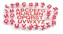 Schuimstempel handvat alfabet hoofdletters