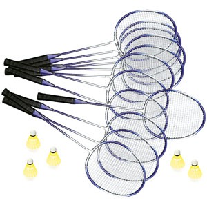 SET MIT 12 BADMINTONSCHLÄGERN