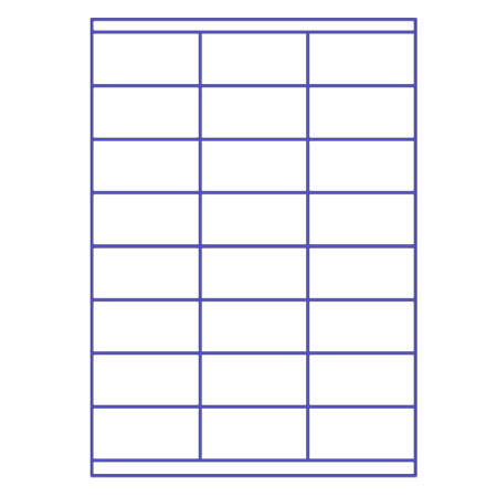 ETIQUETTES PHOTOCOPIEUR 70X35 /100F