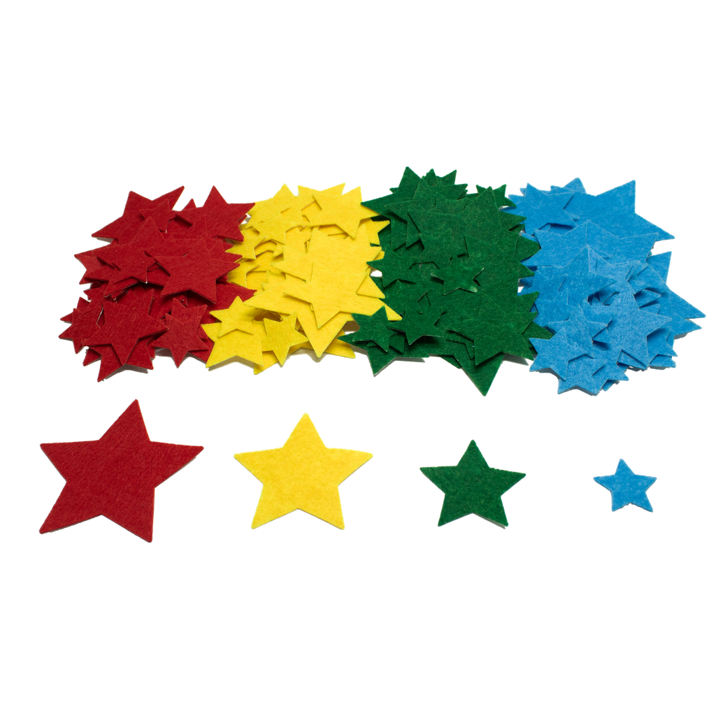 FEUTRINE  ÉTOILES, 150 PCS