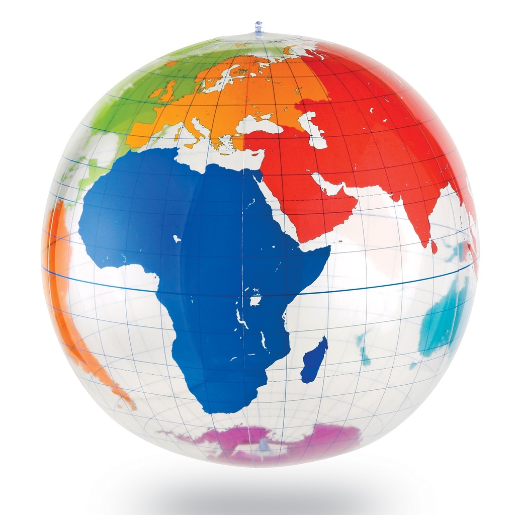 Opblaasbare wereldbol