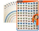 ADHESIVE EYE STICKERS, 15 SHEETS