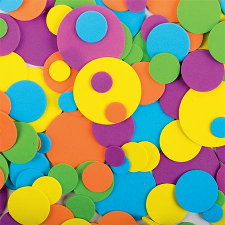 CREALA ROUND STICKERS /200 ASS.