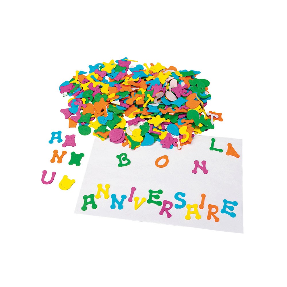 FOAM STICKERS HOOFDLETTERS