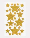 Glitzernde Sternaufkleber
