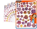 METAL CHRISTMAS DECORATION ADHESIVE STICKERS, 12 SHEETS