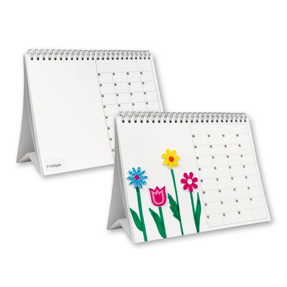 CALENDRIER DE BUREAU À DÉCORER