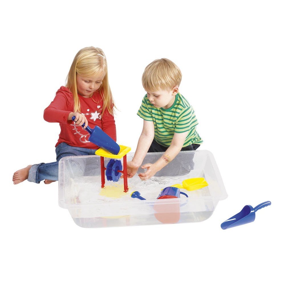 TRANSPARENT WATER AND SAND TRAY
