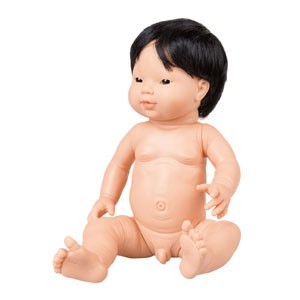 ASIATISCHE JUNGENPUPPE, 42 CM