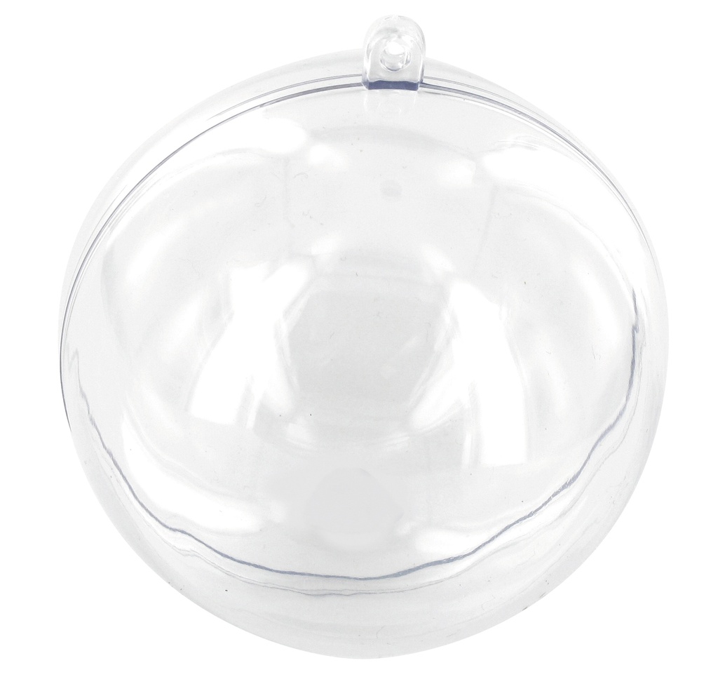 BOÎTE EN PLASTIQUE BOULE-10CM