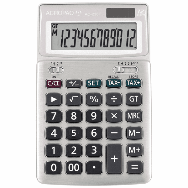 CALCULATRICE DE BUREAU AC230T