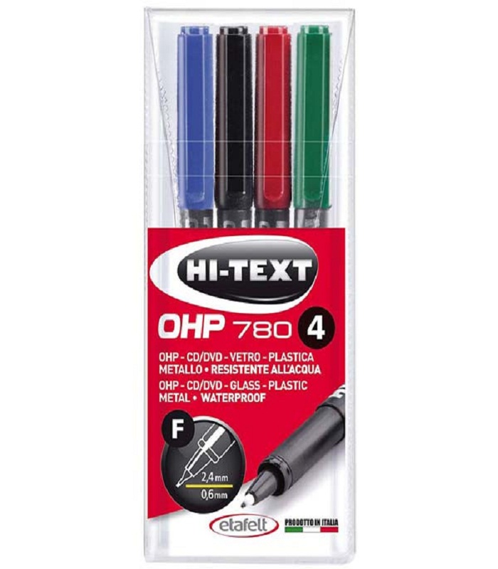 MARQ.PERMANENTS OHP 780, BOX OF 4