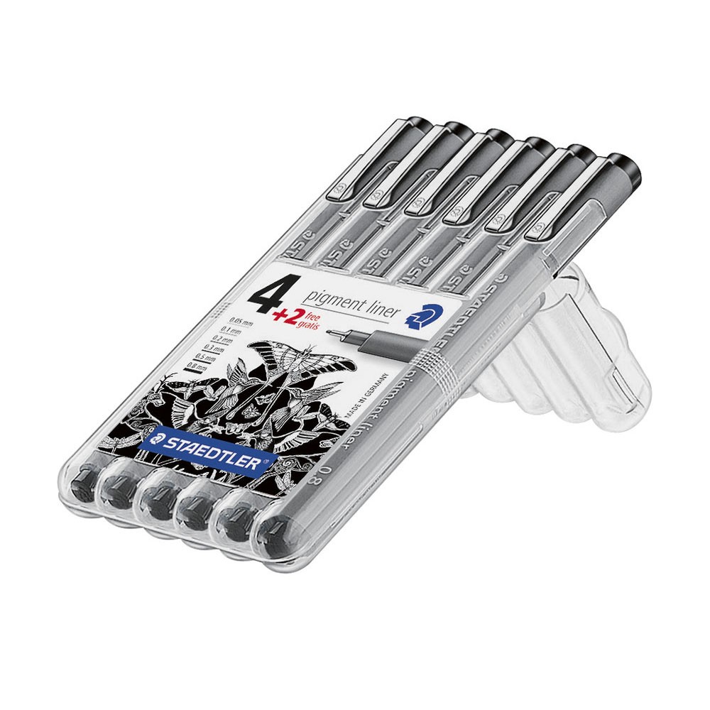 FILZSTIFTE CALIBER FINELINER, 6ER-PACK
