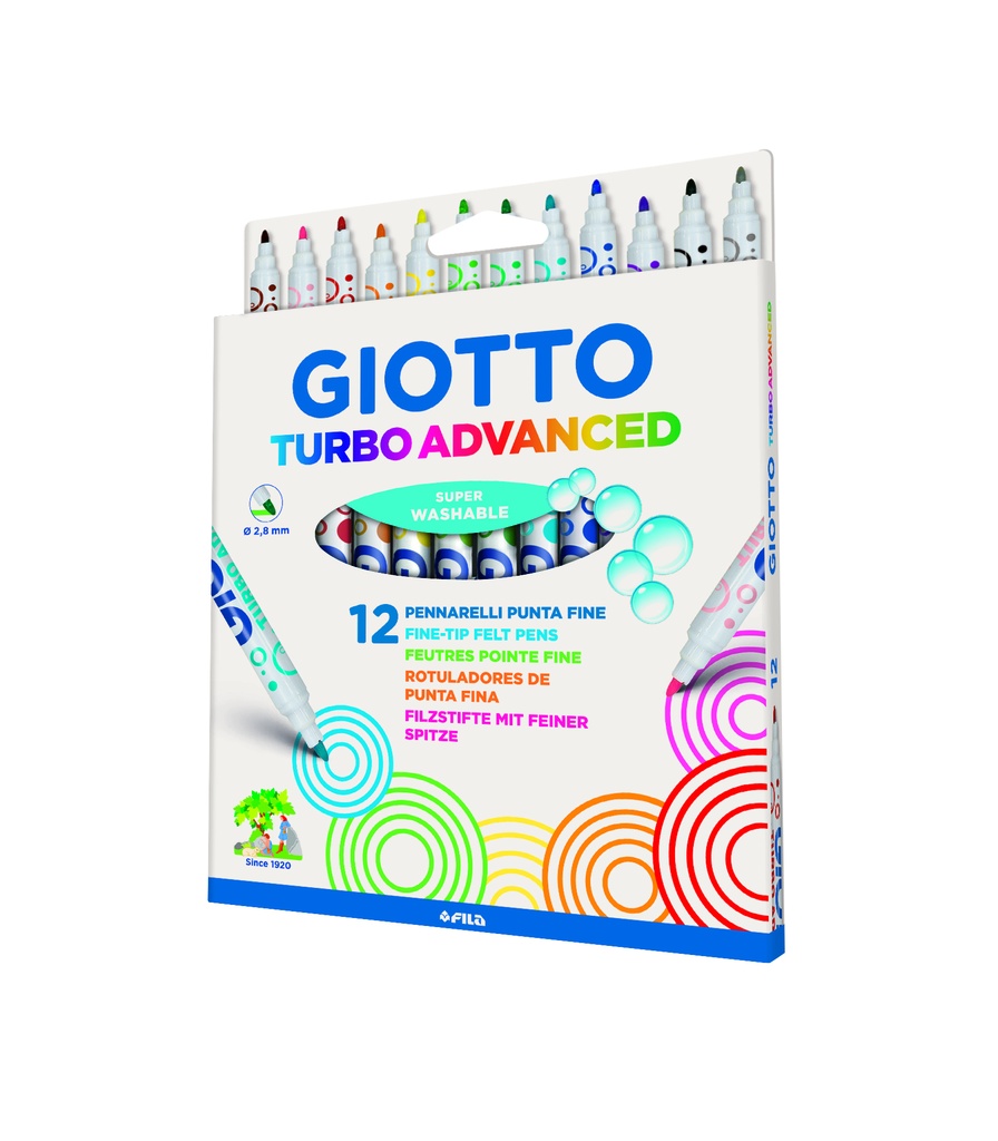 TURBO ADVENCED MARKERS, DOOS VAN 12