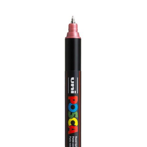 POSCA EXTRA FEINER PC1MR-MARKER, METALLROT