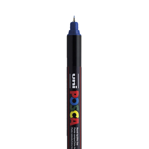 POSCA EXTRA FEINER PC1MR MARKER, DUNKELBLAU