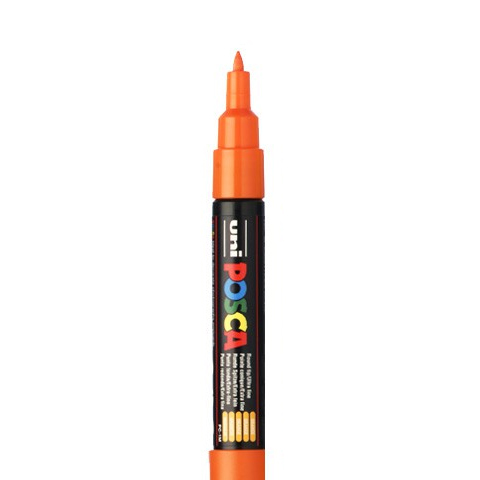 POSCA FINE PC1MC MARKER, ORANJE