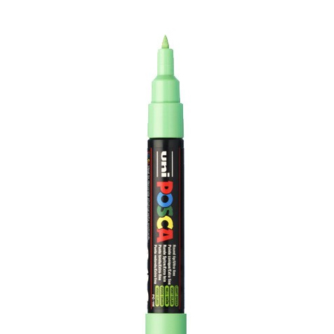 POSCA FINE PC1MC MARKER, LIGHT GREEN
