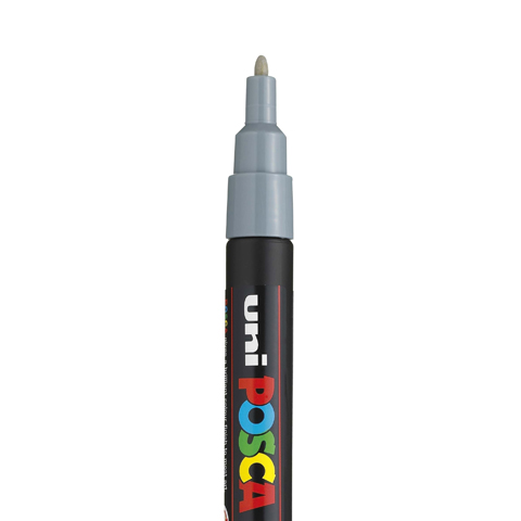 POSCA PC3M MARKER, GRIJS