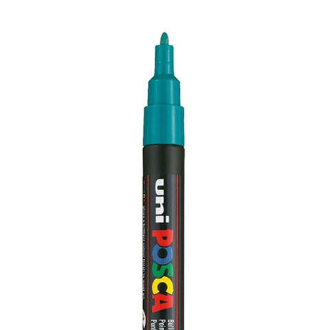 MARQUEUR POSCA PC3M, VERT ÉMERAUDE
