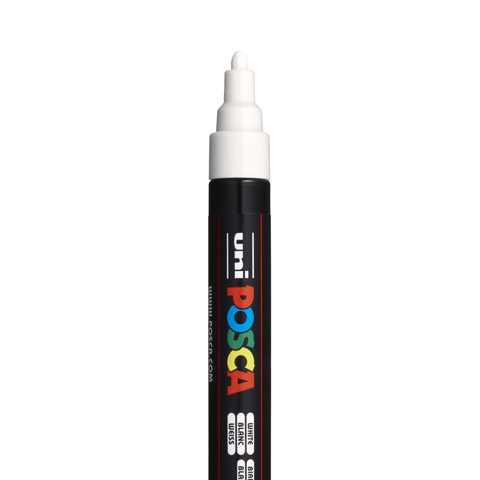 POSCA PC5M MARKER, WEISS