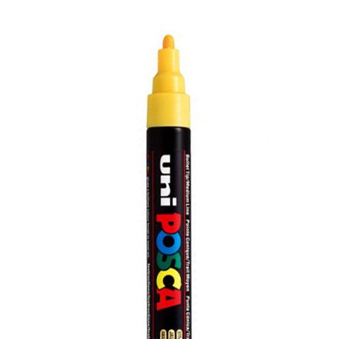 POSCA PC5M MARKER, GELB