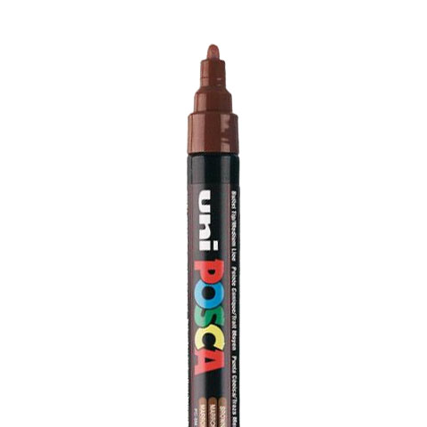 POSCA PC5M MARKER, BRAUN