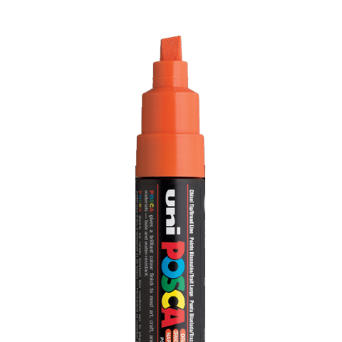 POSCA PC8K MARKER, DONKER ORANJE