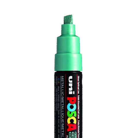 POSCA PC8K MARKER, METAALGROEN