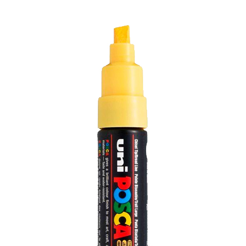POSCA PC8K MARKER, STRAW GEEL