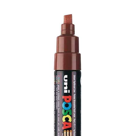 POSCA PC8K MARKER, BRAUN