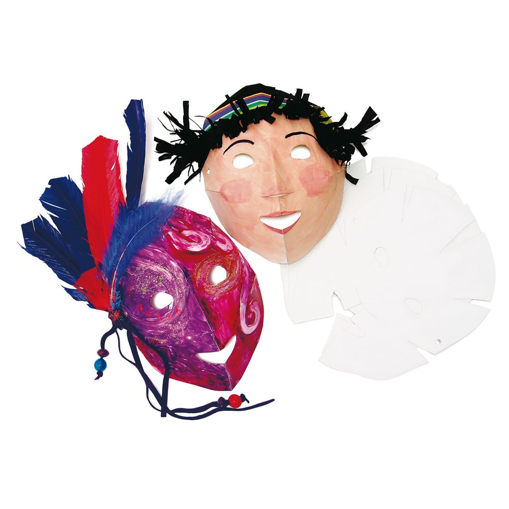 MASQUES À RÉALISER, LOT DE 40