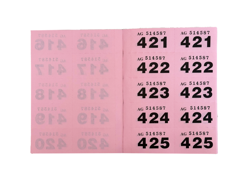 KLEEDKAMER NOTITIEBOEK 1.500 TICKETS