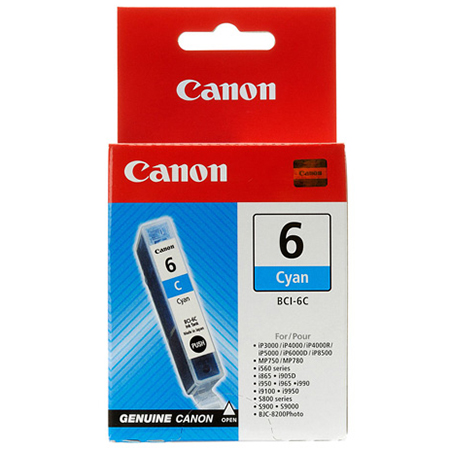 CANON BCI-6C S800 CYAN CARTRIDGE
