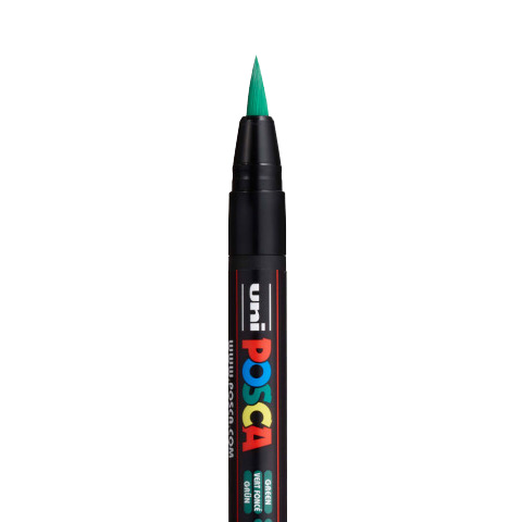 POSCA PCF350 KWASTMARKER, GROEN