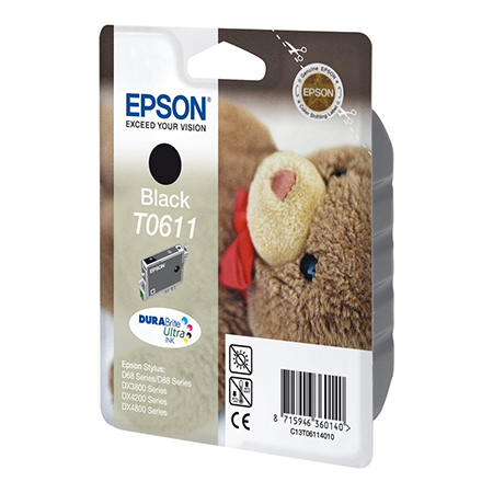 EPSON T0611 SCHWARZE PATRONE