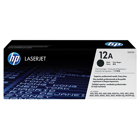 CARTOUCHE HP12A NOIR
