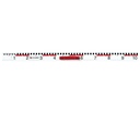 SLAT TAFEL CM/DM KLEUR 1 M.