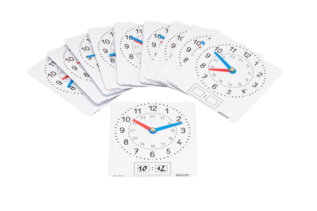 SET OF 10 SMALL CLOCKS