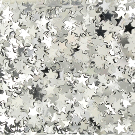 PAILLETTES ÉTOILE ARGENT 8MM, 8000 PCS