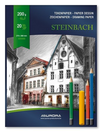STEINBACH Zeichenblock 27x36, 200g