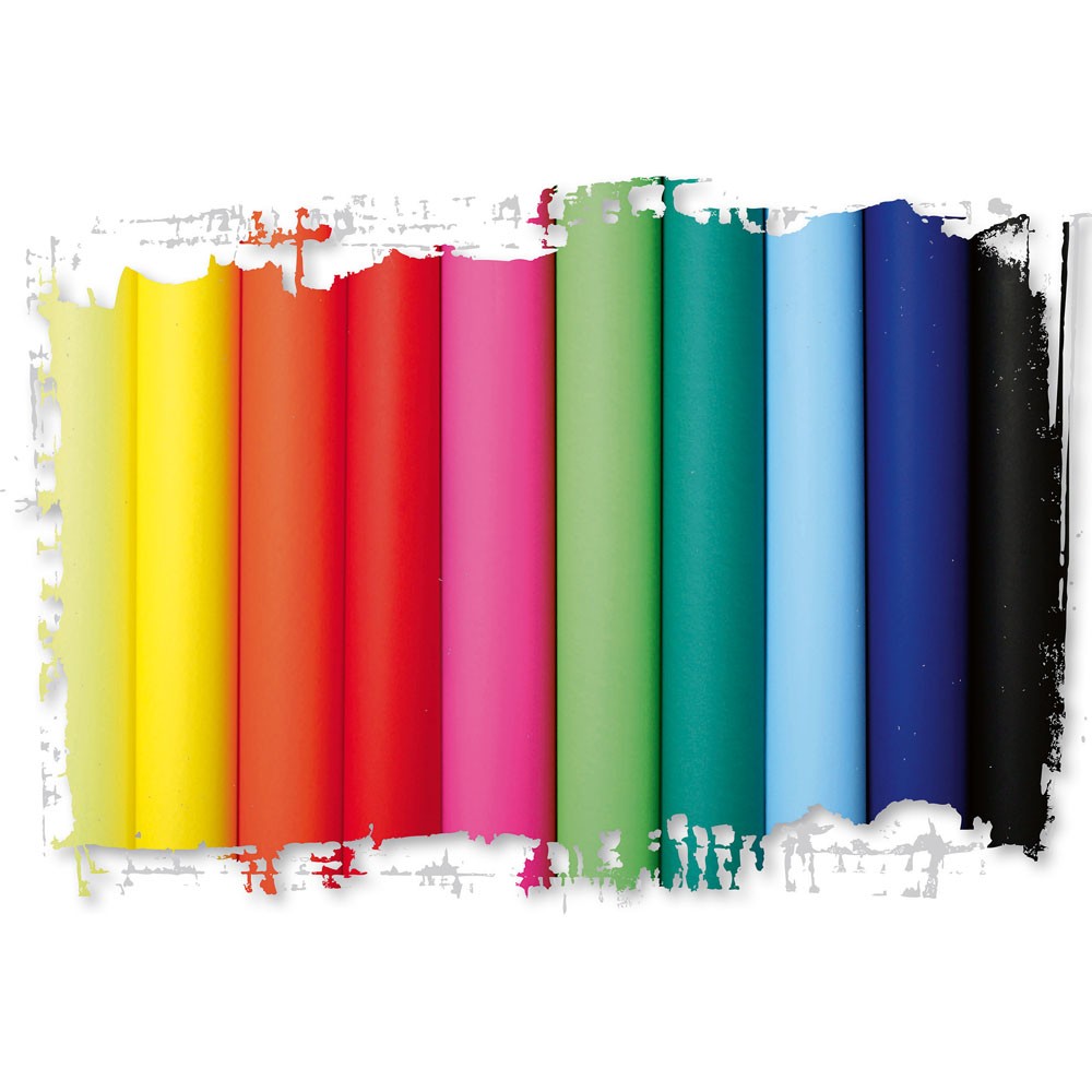 PAPIER AFFICHE PEINTE 60x80CM, 10 FEUILLES