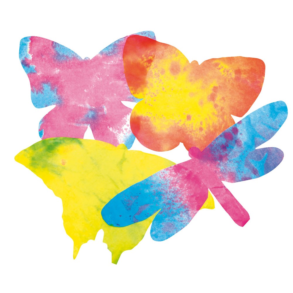 PAPIER DIFFUSEUR PAPILLONS, PAQUET DE 48