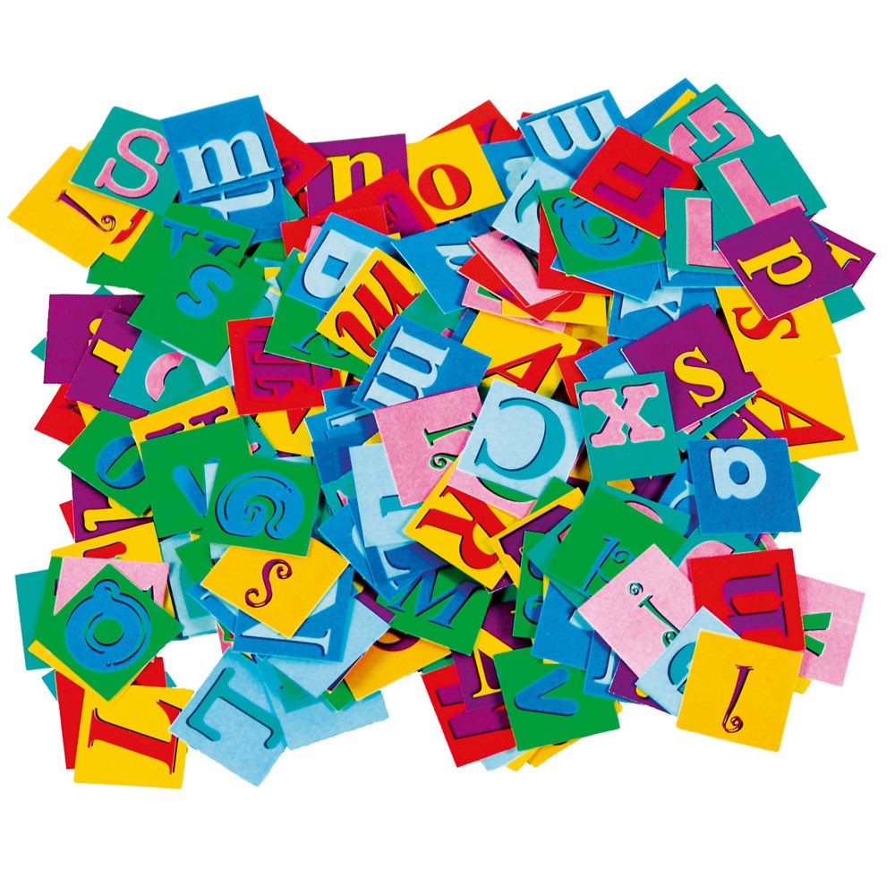 ALPHABET MOSAIC CUTOUTS