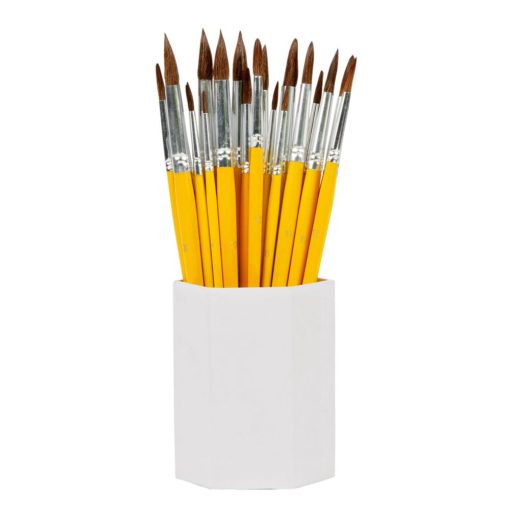 WATERCOLOR BRUSHES, SET OF 25