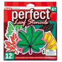 POCHOIRS NATURE LES FEUILLES, LOT DE 12