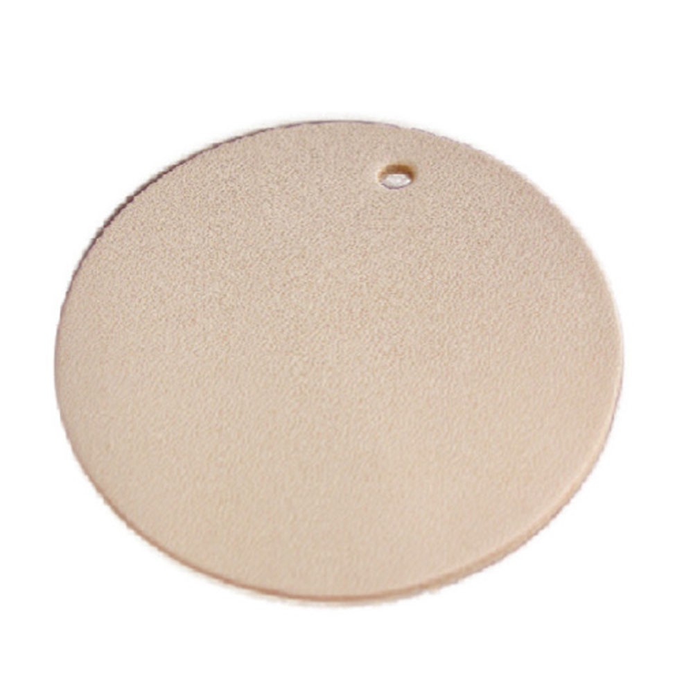 FORMES EN CUIR RONDS, LOT DE 15