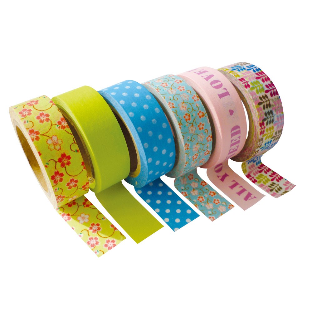 Frühlingsdekobänder, 6er Set