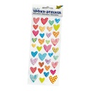 STICKERS 3D LES COEURS