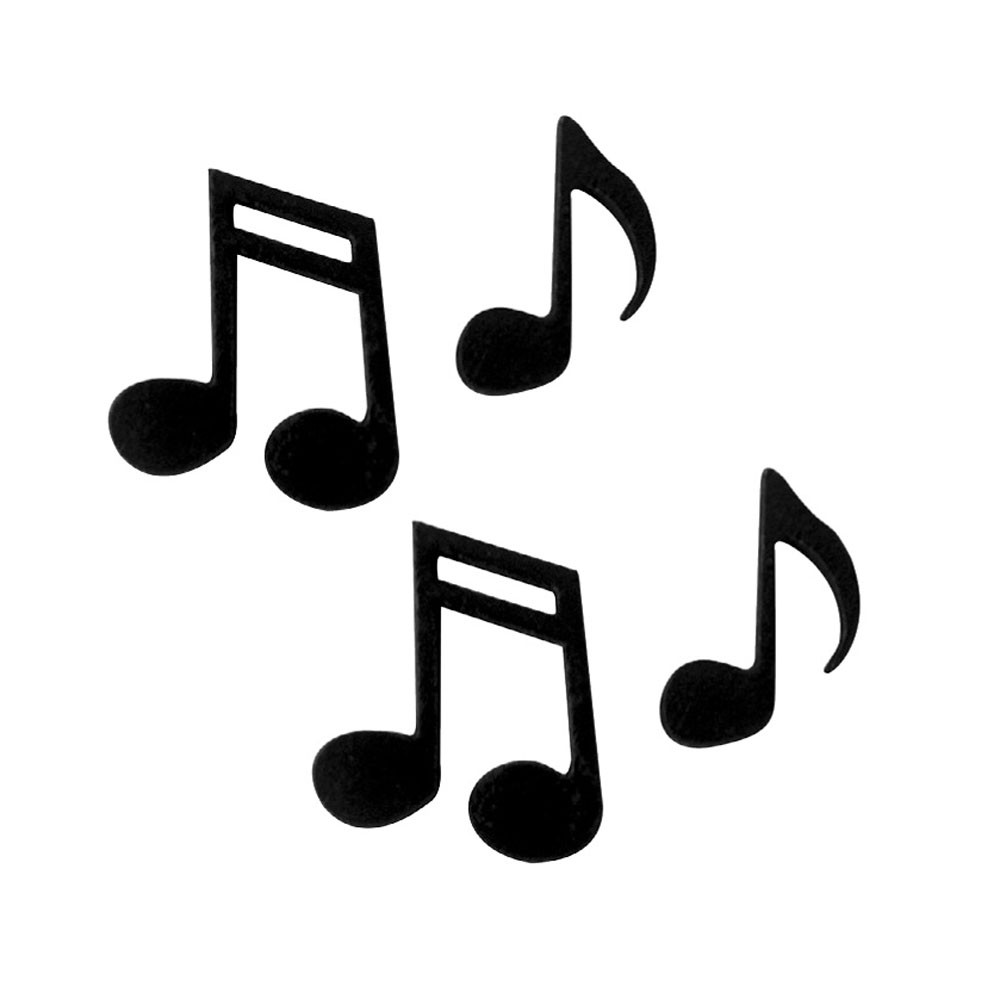 MUSIC NOTE STICKERS, BAG OF 12